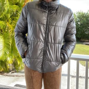 Old Navy Silver Puffer